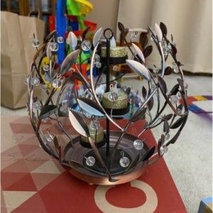 Partylite leaf and berry jar holder plus the votive holder